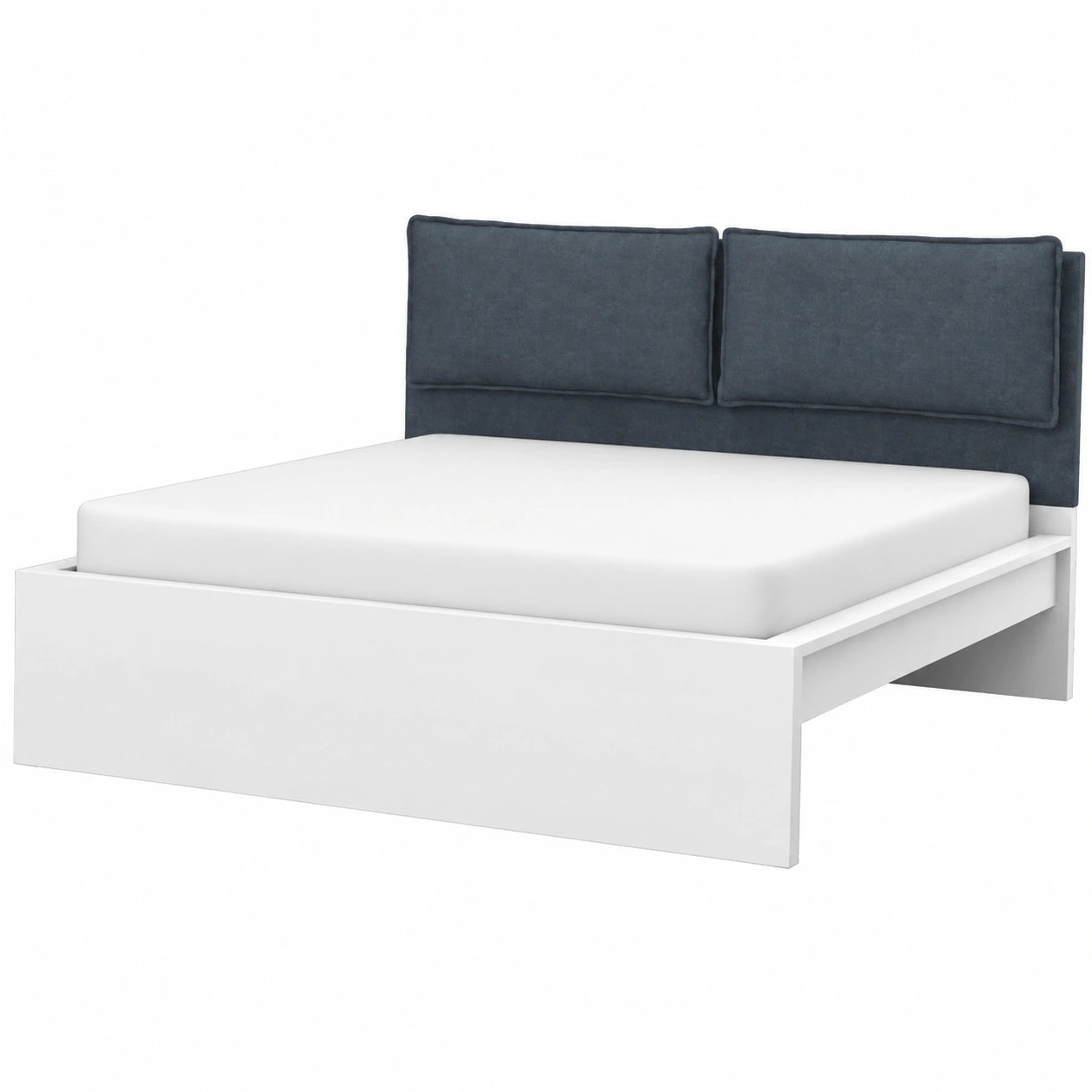 Wasserabweisender Bezug für 160 cm Malm Bettkopfteil in Anthrazitgrau, Passend für Boxspring- und Polsterbetten
