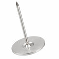 QUARKZMAN 60 Möbelnägel, 19 x 30 mm, flach, dekorative Polsternägel, geeignet für Sofas und Kopfteile, Silber