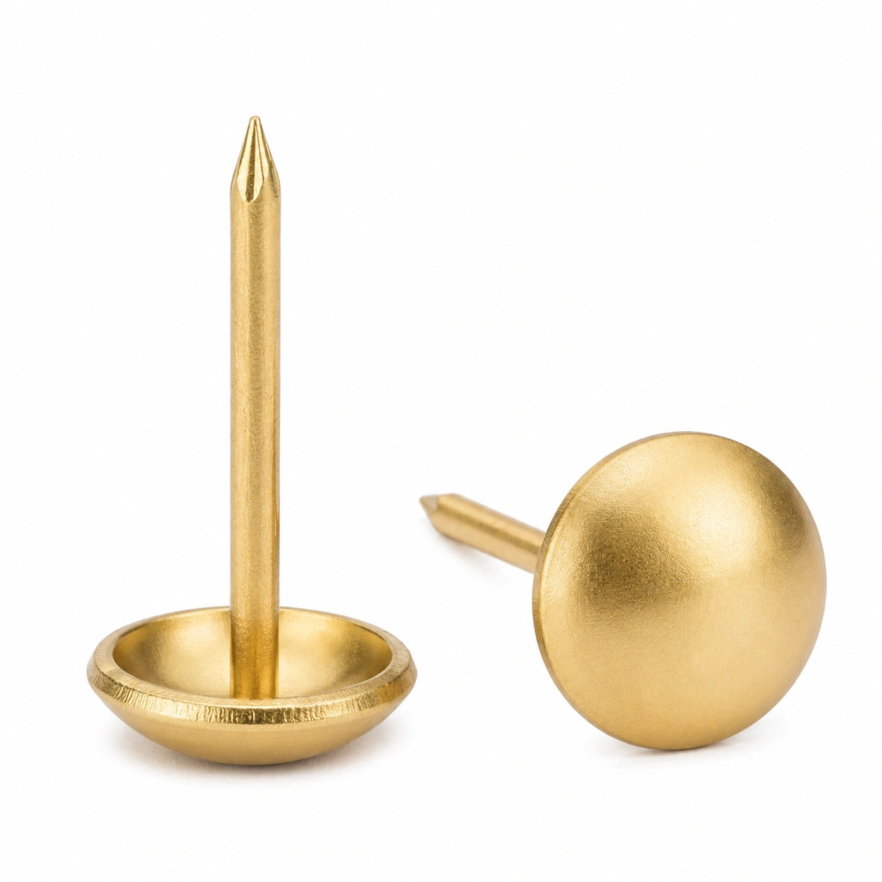 100 Stück Möbelpolsternägel, runde Ziernägel, 20mm Höhe, 11mm Durchmesser, Gold