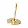 40 Stück Möbelnägel, flacher Kopf, Polsternägel in Goldoptik, Reißzwecken für Sofa- und Bettkopfteile, 19mm x 30mm
