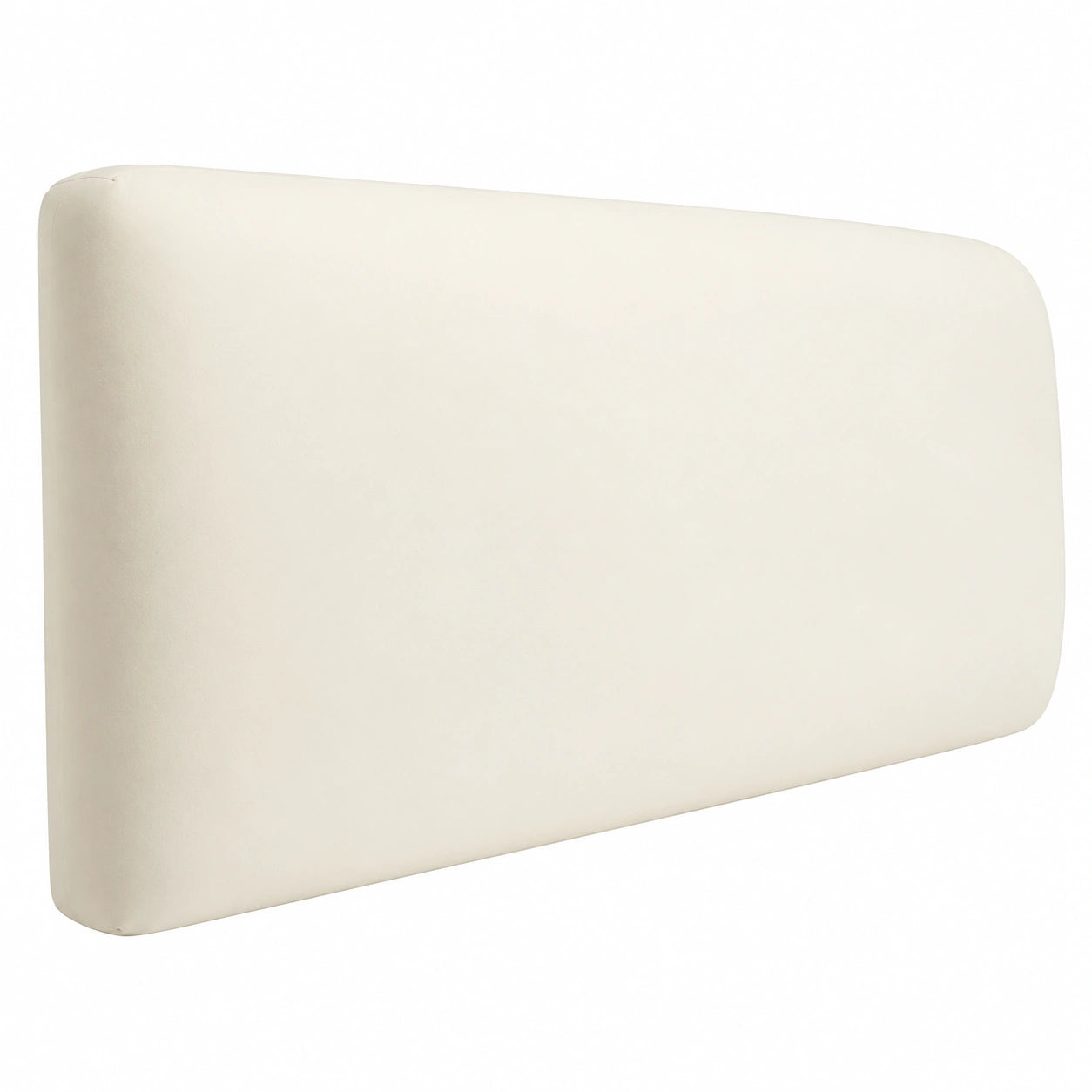 Husse für Kopfteil 210-230 cm, elastischer Lederbezug in Creme