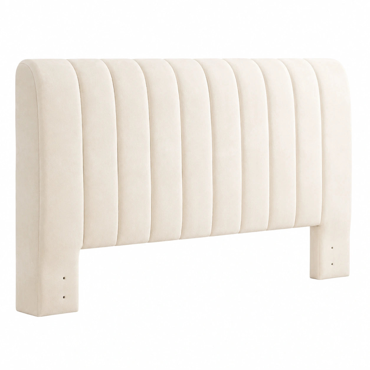 Chickwin Antikollisions-Bettkopfteilschutz, elastischer und waschbarer Bezug, staubdichte Abdeckung, abnehmbar, für Schlafzimmer (200cm, Beige)