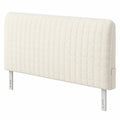 Staubdichter Kopfteilbezug für Schlafzimmer, Cremeweiß, 130 cm