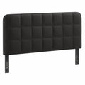 Waschbarer Velours-Kopfteilbezug, Staubschutz, Stretch, Schwarz, 180 cm, für Einzel- und Doppelbetten