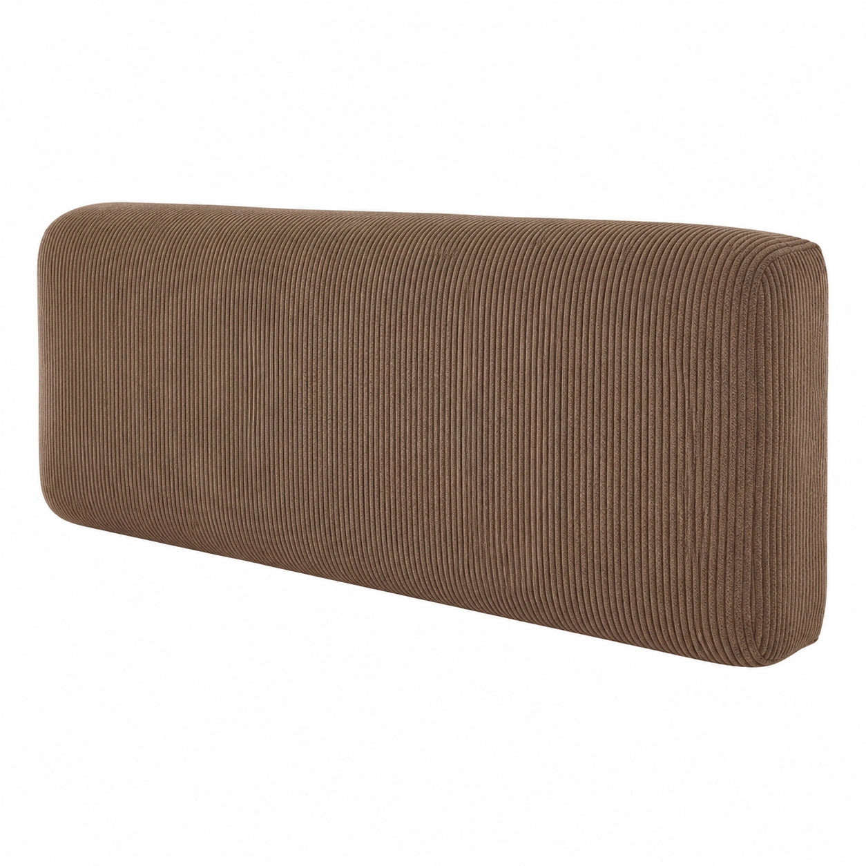 Elastischer Kopfteilbezug für Betten - Modernes Design, Staubschutz, Passend für alle Größen (150cm, Braun)