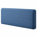 Jacquard Kopfteilbezug Waschbar und Abnehmbar - Schutzbezug für Bettkopfteil, Blau-Stil 4, 150cm
